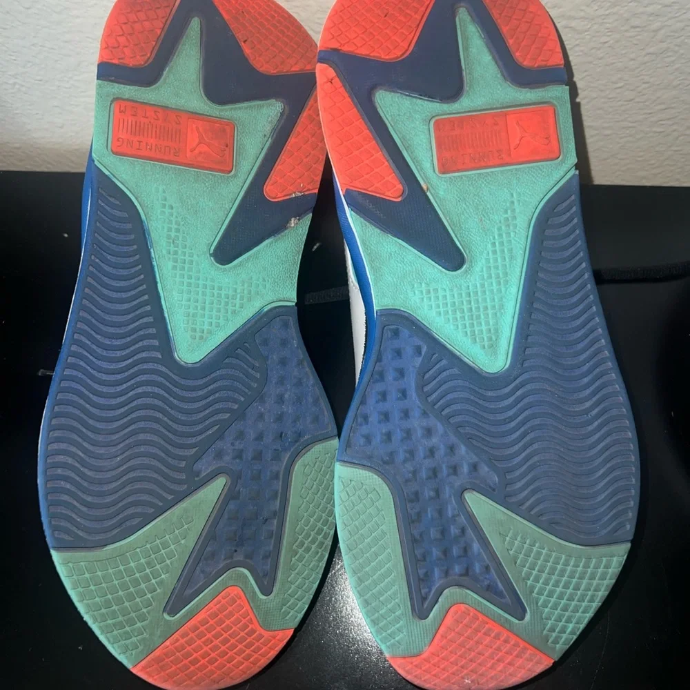 Men's Puma RS- X3‎ Puzzle Blk Multicolor(3715710-15) 9.5 Running Shoes